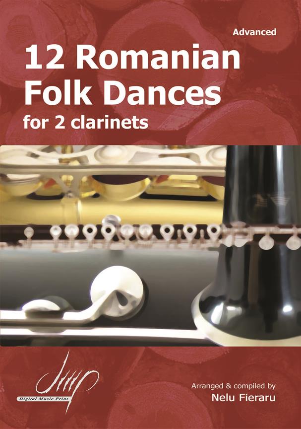 12 Romanian Folk Dances For 2 Clarinets